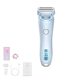 Dusk Collection Razor, Razors for Teens Girls Beginners, Smooth Shave Pro, Electrics Razors for Woman, Electric Shavers for Women, 2 in 1 Wet & Dry Electric Waterproof Razor, Removable Head (Blue)