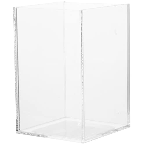 COSMEVIVI 10 Gallon Acrylic Desktop Fish Tank Rectangular Aquarium Plant Holder for Betta Goldfish Small Office Decor