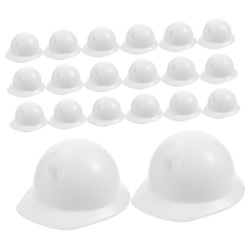 Caschi di sicurezza per : superficie liscia, buona sensazione al tatto, il casco di sicurezza per bambole in miniatura è sicuro e non fa male alle mani, mini caschi di sicurezza da costruzione
