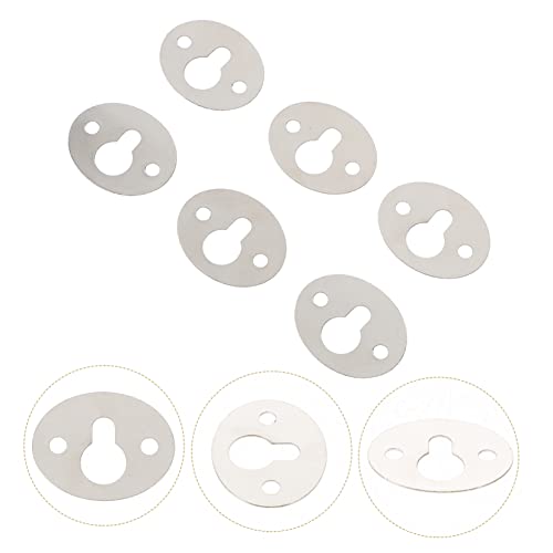 Image of DOITOOL Sets Oval Keyhole Brackets for Picture Frames Shelf Hanging Tools Easy Install Pcs