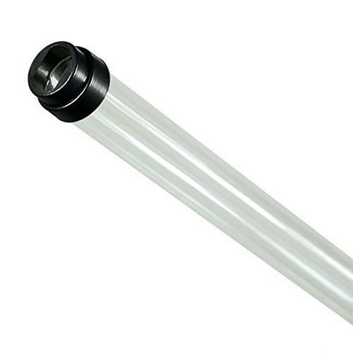 Fp Fluoroliteplastics We've Got You Covered T5 F28 4' | T-5 Tube Lamps Sleeves | 48" Fluorescent Tube Guard With End Caps | 3/4" Wide | Fluorolite Plastics (Clear, 6) #TOP19