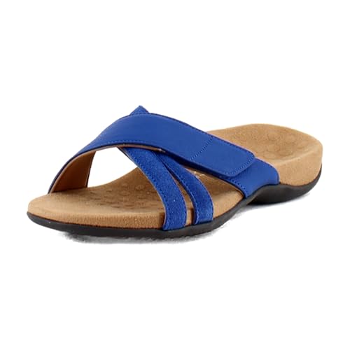 Image of Vionic Women's Rest Zarie Slide Sandals- Supportive Sandals and Indoor /Outdoor Slip Ons That Includes an Orthotic Insole and Cushioned Outsole for Arch Support, Sizes 5-12