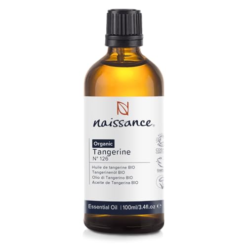 Naissance Huile Essentielle de Mandarine BIO (Tangerine) (No. 126) - 100 ml - pour Aromathérapie, Diffuseur, Humidificateur, Mélange Massage, Fabrication de...