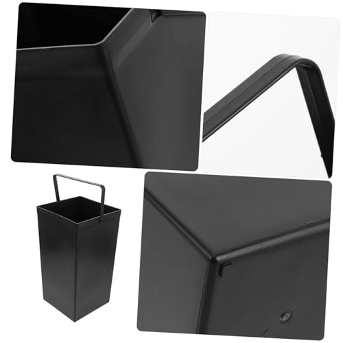 Caneca rectangular negra multipropósito Healifty miniatura 3