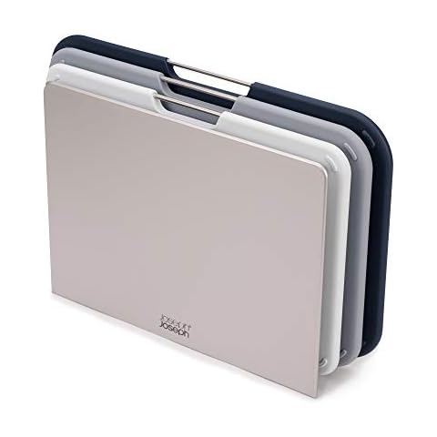Plastic Cutting Board Set with Storage Stand Cover