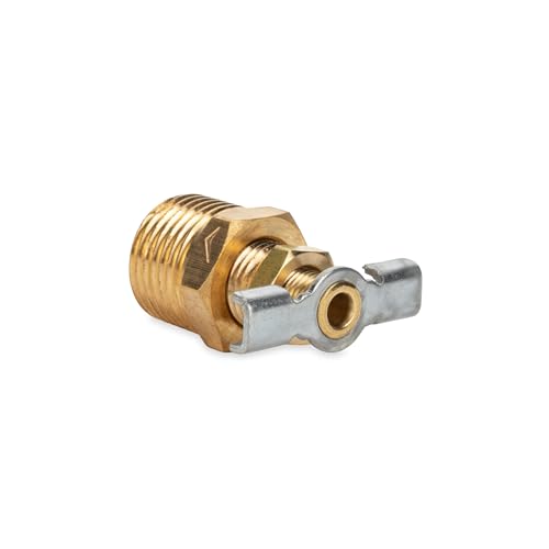 Image of Camco inch RV Water Heater Replacement Drain Valve - Replace Your RV Water Heater Drain Valve - Simple and Easy Installation - Durable Brass Construction - (11703)
