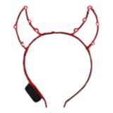 blinkee Light Up Devil Horn Starlight Red Headband for Halloween