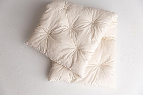 Matratze für Federwiege mit 100% Schafwolle gefüllt von der Federwiege - Federwiegenmatratze - ca.80cm x30 cm