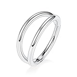 AROWRO Pendientes de lóbulo Helix Rook de 16 g, 8 mm, 10 mm, acero quirúrgico 316L, 3 piezas, doble triple abierto, pila dormida, cartílago, tragus, joyería septum Clicker, Metal, otro