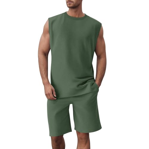 Ensemble d'été en tricot pour homme pour vos journées décontractées et le sport en plein air