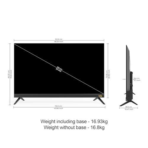Image of Vu 139 cm (55 inches) Premium Series 4K Ultra HD Smart LED Google TV 55CA (Black)
