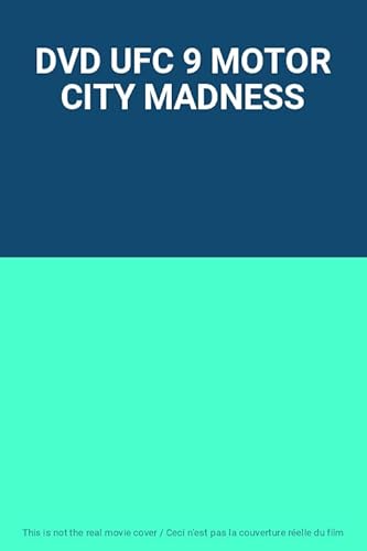 Dvd Ufc 9 Motor City Madness