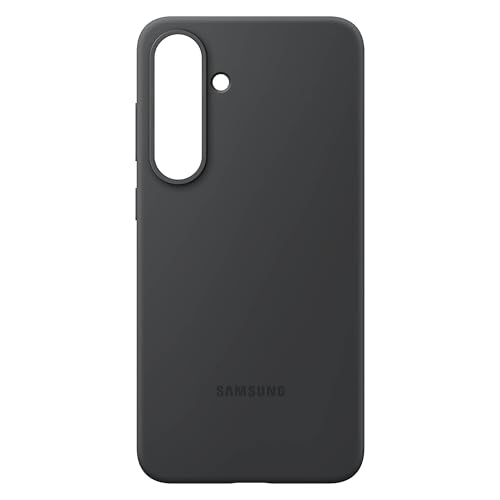 Image of Samsung Galaxy S25 Silicone Phone Case, Protective Cover, Color Variety, Smooth Grip, Durable Design, Snug Fit, US Version, EF-PS931CBEGUS, Black