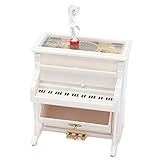 Excelente material: la carcasa del piano está hecha de material ABS de alta calidad, resistente al desgaste y duradero, no es fácil de dañar.