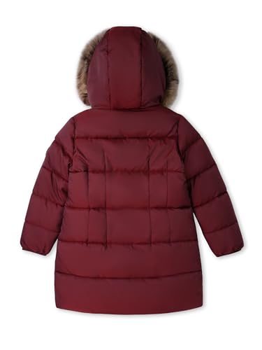 solomate Girls Winter Coats with Hood - Toddler Girls' Outerwear Long Puffer Fleece Lined Warm Jackets for Kids4