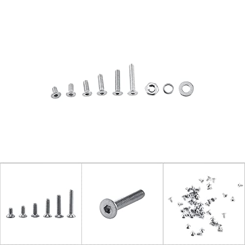 Écrous et boulons M2 kit de 600 vis six pans creux en acier inoxydable anti-rouille pour projet