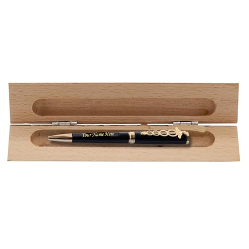 Image of Personalized Pen with Name Engraved I Metal Classy Customized Roller Ball Pens I Comfortable to Hold & Write I Gift for Men & Women Birthday Corporate Gifting (DOCTOR PE)