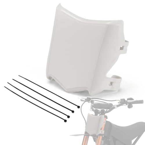 Image of Ebike Front Number Plate for Ridstar Q20 Yozma IN10 Surron White