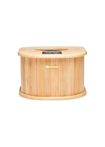 EVERJOY Portable Dry Heated Infrared Foot Spa and Sauna without Water, Blood Circulation, Relaxing, Detoxifying, No Water Pouring, PLI, ETL, with Knee Cover&Kit, 64–149°F Temp Range