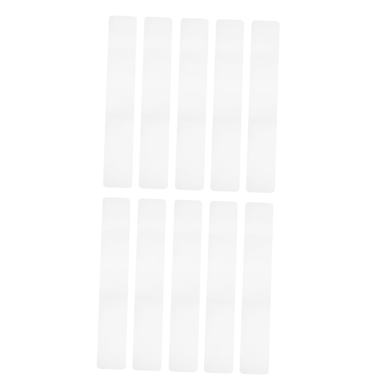 Cintas Antideslizantes Transparentes para Suelo, 10 Piezas de 15x61 Cm, Material Peva Resistente al Desgaste, Tiras de Seguridad para Duchas, Bañeras y Escaleras, Adhesivas