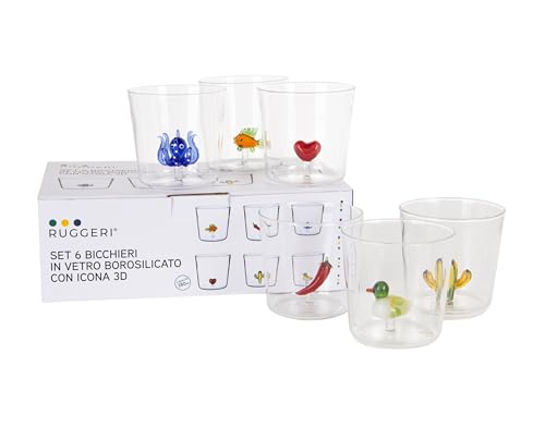 SET COMPLETO DA 6 BICCHIERI – Perfetti per servire acqua, cocktail, succhi di frutta o bevande calde. Un formato versatile, ideale per l’uso quotidiano o per accogliere gli ospiti con stile.