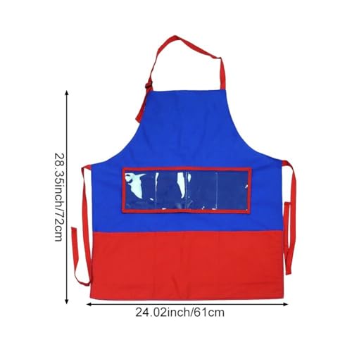 Tablier à bavette pour enseignant en feutre durable et haute densité - 5