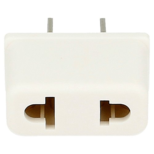 Reisestecker Adapter für Wandhalter Europa in wandhalter USA, perfekt für Reisen, weiß