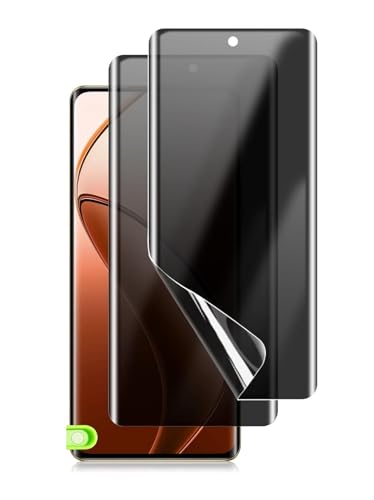 Image of ZARALA Privacy Screen Protector Compatible with Realme 12 Pro /Realme 12 Pro+ /Realme 11 Pro /11 Pro+ 5G, [Pack of 2] TPU Anti-Spy Screen Protector Tempered Glass Film Bubble-Free [Positioning Aid] for