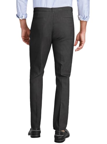 Tommy Hilfiger Mens TH Flex Twill Stretch Casual Trouser Pants, Grey, 34W x 32L2