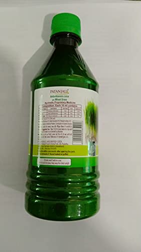 Image of Patanjali Amla Aloevera Juice with Wheat Grass 500 ML - Pack of 2