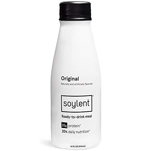 Soylent Original Plant Protein Meal Replacement Shake, 14 oz (Pack of 12)