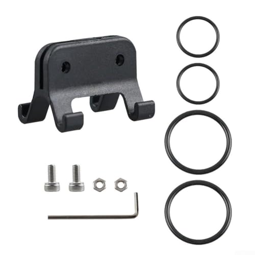 Road for Bike Race Number Holder – PVC Seatpost Mount for Race, Compatible with Road/Mountain/Folding Bikes, Black (-Pack)(B)