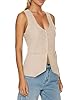 Tankaneo Womens Scoop Neck Blazer Vest Summer Line... #1