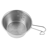 【Amazon.co.jp 限定】キャプテンスタッグ シェラカップ ステンレス ミニ シェラカップ 210ml 螺旋仕上 ステンレス製 日本製 燕三条産 UY-7015 シルバー