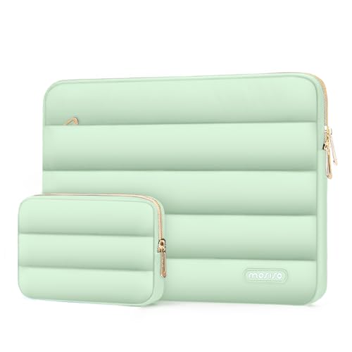 MOSISO 13.3 inch Laptop Case, 13-13.3 inch Puffy Laptop Sleeve Compatible with MacBook Air 13.6 M5 M4 M3 M2 M1/Neo/Pro 13/14
