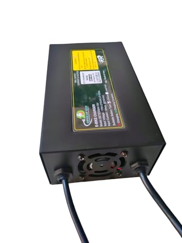 Image of Lithium Battery Charger 48 Volt to 84 Volt 6 amper with Digital dispaly auto cutpff for E-scooty E-rikshwa (58 Volt 6 amper)