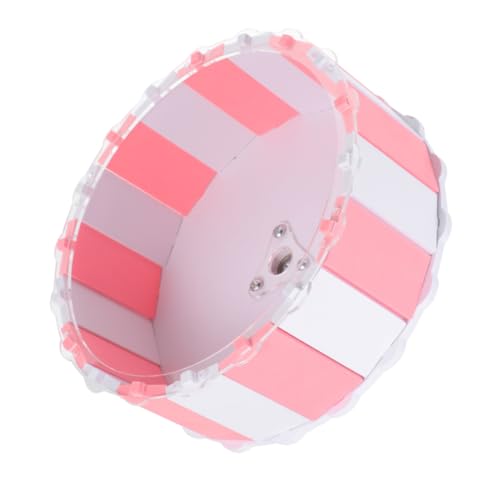 Happyyami Cute Hamster Sports Toy Silent Running Wheel Stylish Colors Perfect for Small Pets Exercise Wheel