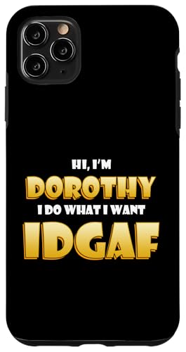 Dorothy Joke IDGAF Meme Funny Halloween Costume Dorothys �X�}�z�P�[�X iPhone 11 Pro Max �p