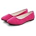 Dear Time Women Casual Flat Shoes Comfortable Slip on Pointed Toe Ballet Flats Rose US 9.5