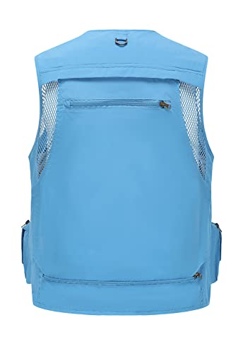Image of Hbufnha Outdoor Fishing Hunting Vest Multi Pockets Work Cargo Jacket