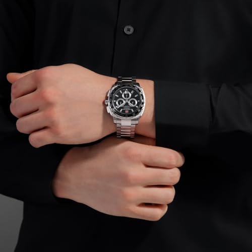 Image of SWISS MILITARY HANOWA Speedwell Grey Round Dial Comes with Swiss Made Chronograph Watch for Men's | SMWGI0006802