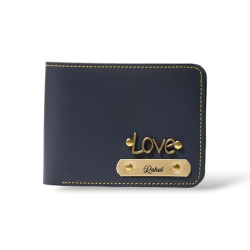 Image of Personalized Wallet for Men, Mens Wallet, Leather Wallets for Men Stylish, Bi-Fold Wallets for Man, 2 Cash Slots, Easy Access Card Slots, Photo Pocket, Gift for Mens