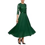 Robe de soirée élégante pour mariage   Robe de cérémonie d'adolescent   Robe longue en satin   Robe de bal de fin d'année   Robe de fiançailles   Robe de bal de fin d'année   Vert   Taille L