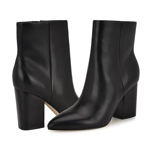 Bottines Plumm Nine West femme cuir noir 35.5 parfaites pour le bureau