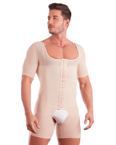 Fajas para Hombres 368 High Compression Mens Shapewear Tummy Control Colombian Girdle Mens Full Body Shaper3