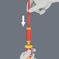 Wera 05074750001 7441 VDE Kraftform Einstellbarer Drehmoment Handhalter, 1.2-3.0 Nm Size, Farbe – Ansicht 8