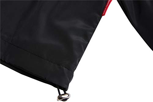 Hzcx Fashion Mens Pullover Hooded Waterproof Lightweight Windbreaker Jackets(Blue,L) #TOP4