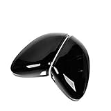 Espejo exterior Cubierta de espejo retrovisor lateral coche, para GOLF 8 MK8 GTE GTD para R-Line 2020 2021, tapas con orificio asistencia para puntos ciegos(With Side Assist-2)