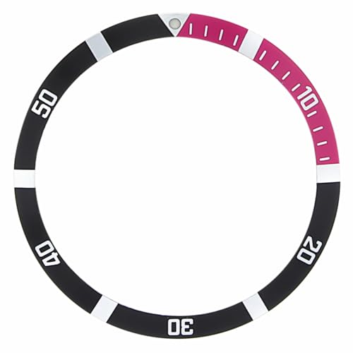 Ewatchparts BEZEL INSERT COMPATIBLE WITH TAG HEUER 200M WM1111 PROFESSIONAL WATCH BLACK/RED