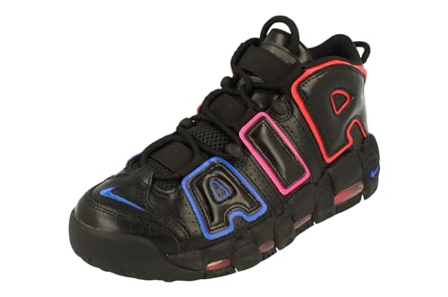 Image of NIKE Air More Uptempo 96 Mens Basketball Trainers FD0729 Sneakers Shoes (UK 8.5 US 9.5 EU 43, Black Bright Crimson 001)